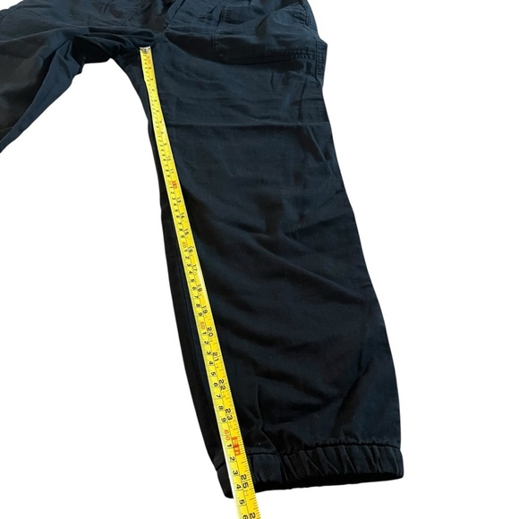 GAP black cotton jogger pants | size small | pull-on drawstring waist | cotton - Picture 6 of 11